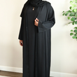 Load image into Gallery viewer, Classic Open Abaya - Black
